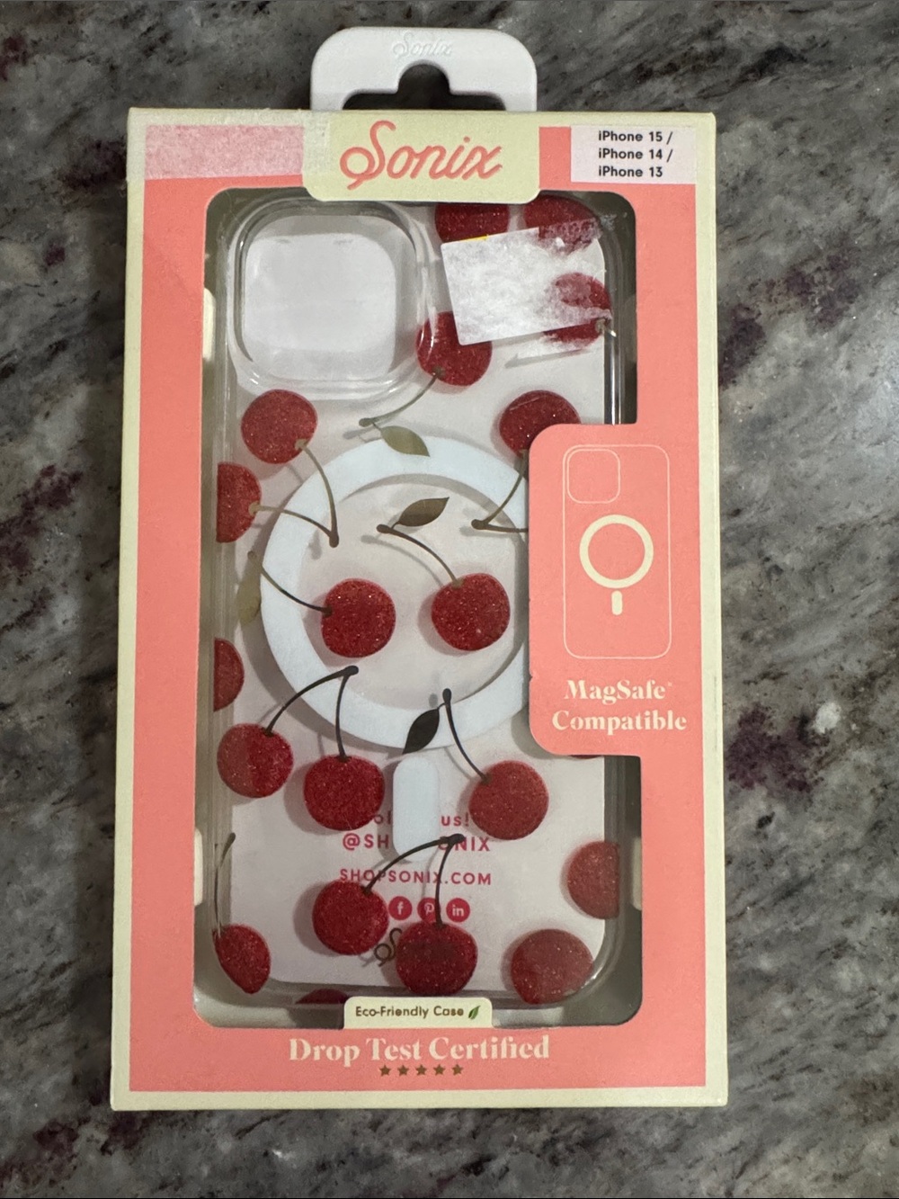 New Sonix MagSafe Compatible iPhone Case - Red Cherry Design